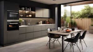 Tủ Bếp Nhôm Cánh Acrylic