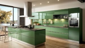 Tủ Bếp Nhôm Cánh Acrylic