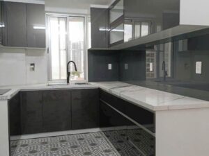 Tủ Bếp Nhôm Cánh Acrylic