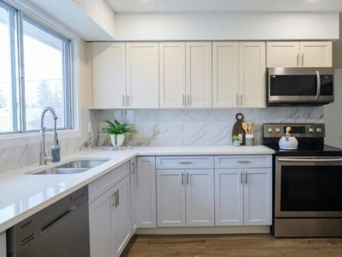 Tủ Bếp Inox Cánh Huỳnh Tân Cổ Điển