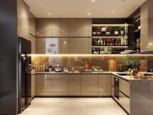 Tủ Bếp Nhựa Acrylic 