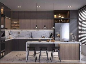 Tủ Bếp Nhựa Composite 