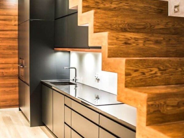 Tủ Cầu Thang Gỗ Công Nghiệp