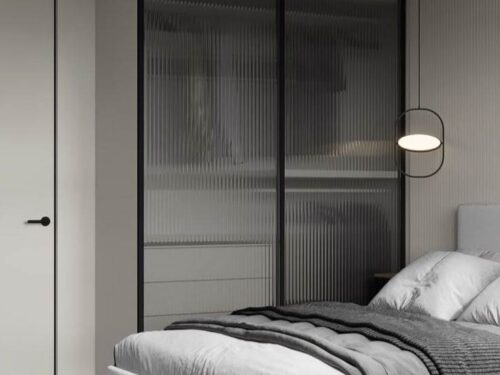 Tủ Áo Cánh Kính Lùa 2 Cánh 