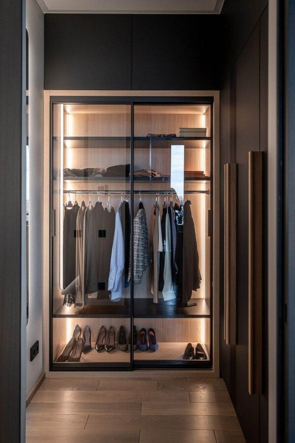 Tủ Áo Cánh Kính Lùa 2 Cánh 