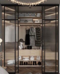 Tủ Quần Áo Cánh Kính Lùa 4 Cánh