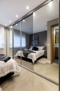 Tủ Quần Áo Cánh Kính Lùa 4 Cánh