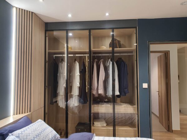 Tủ Quần Áo Cánh Kính Cường Lực