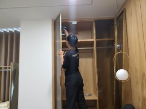 Tủ Quần Áo Cánh Kính Màu Trà