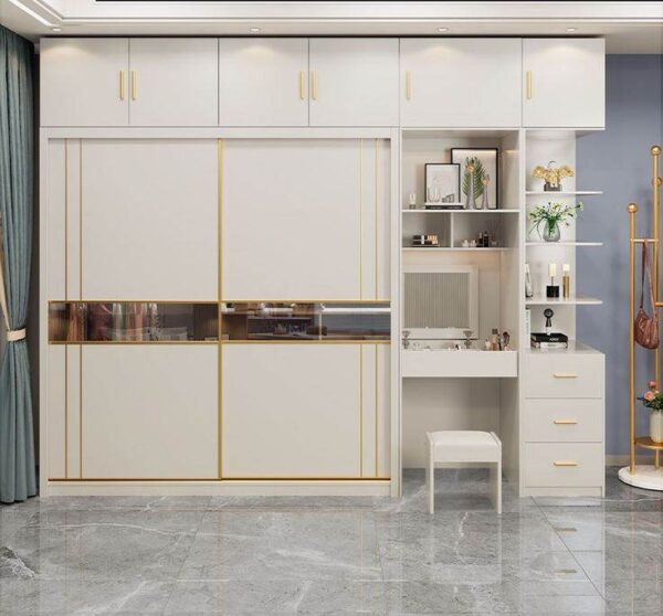 Tủ Quần Áo Gỗ Công Nghiệp Cửa Lùa 