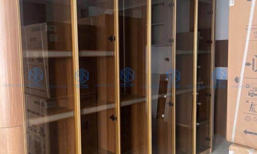 Tủ Quần Áo Nhôm Cánh Kính Cường Lực