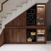 Tủ Gầm Cầu Thang Kết Hợp Tủ Rượu