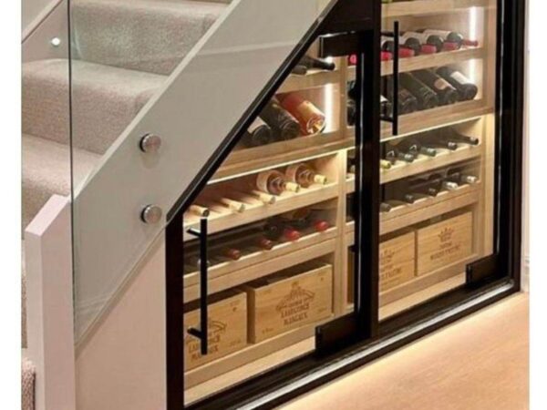 Tủ Gầm Cầu Thang Kết Hợp Tủ Rượu