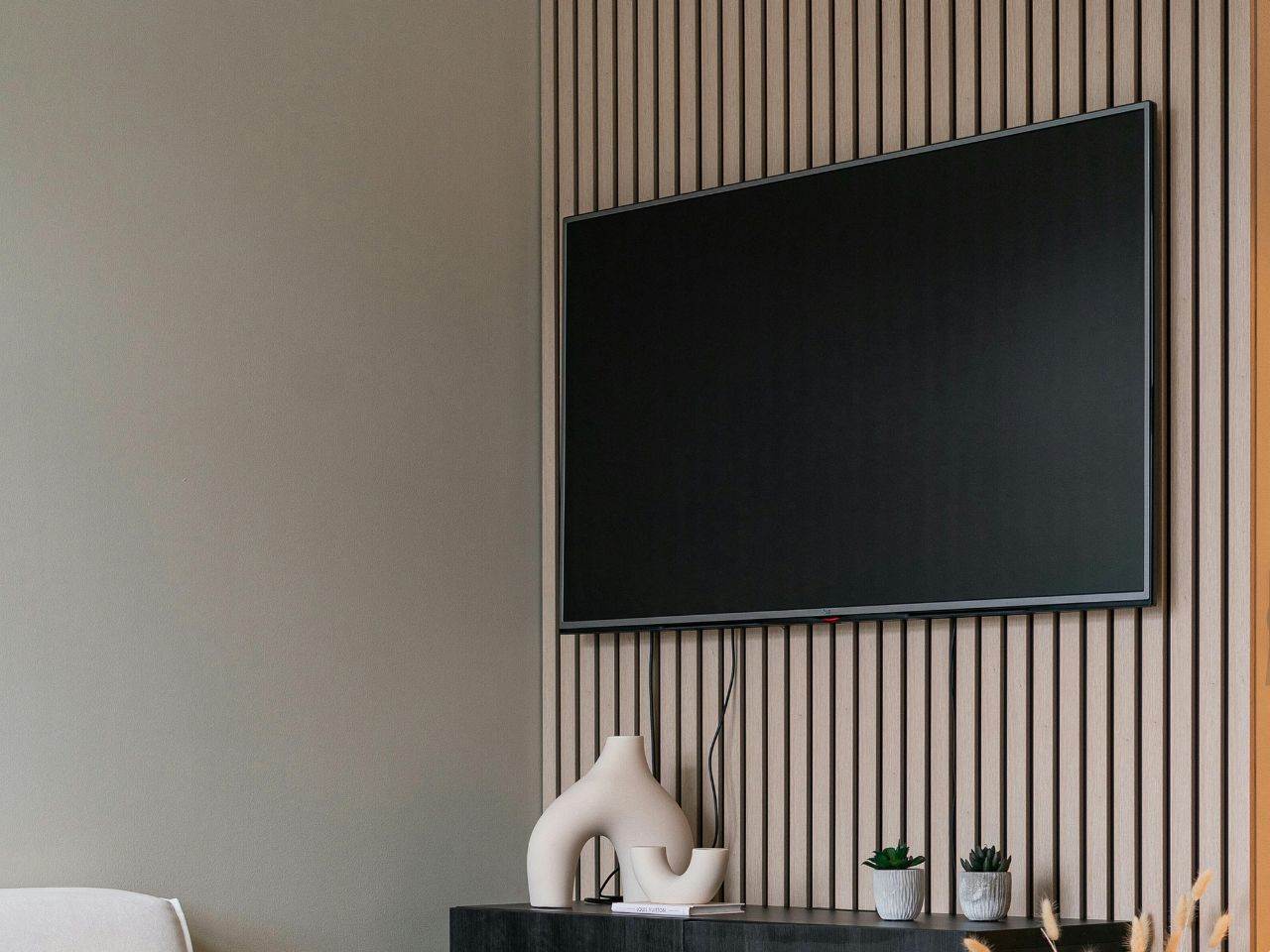 Vách Tivi Gỗ Công Nghiệp