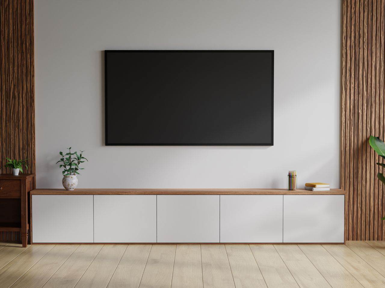 Vách Tivi Gỗ Công Nghiệp