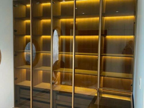 Tủ Quần Áo MDF Cánh Kính